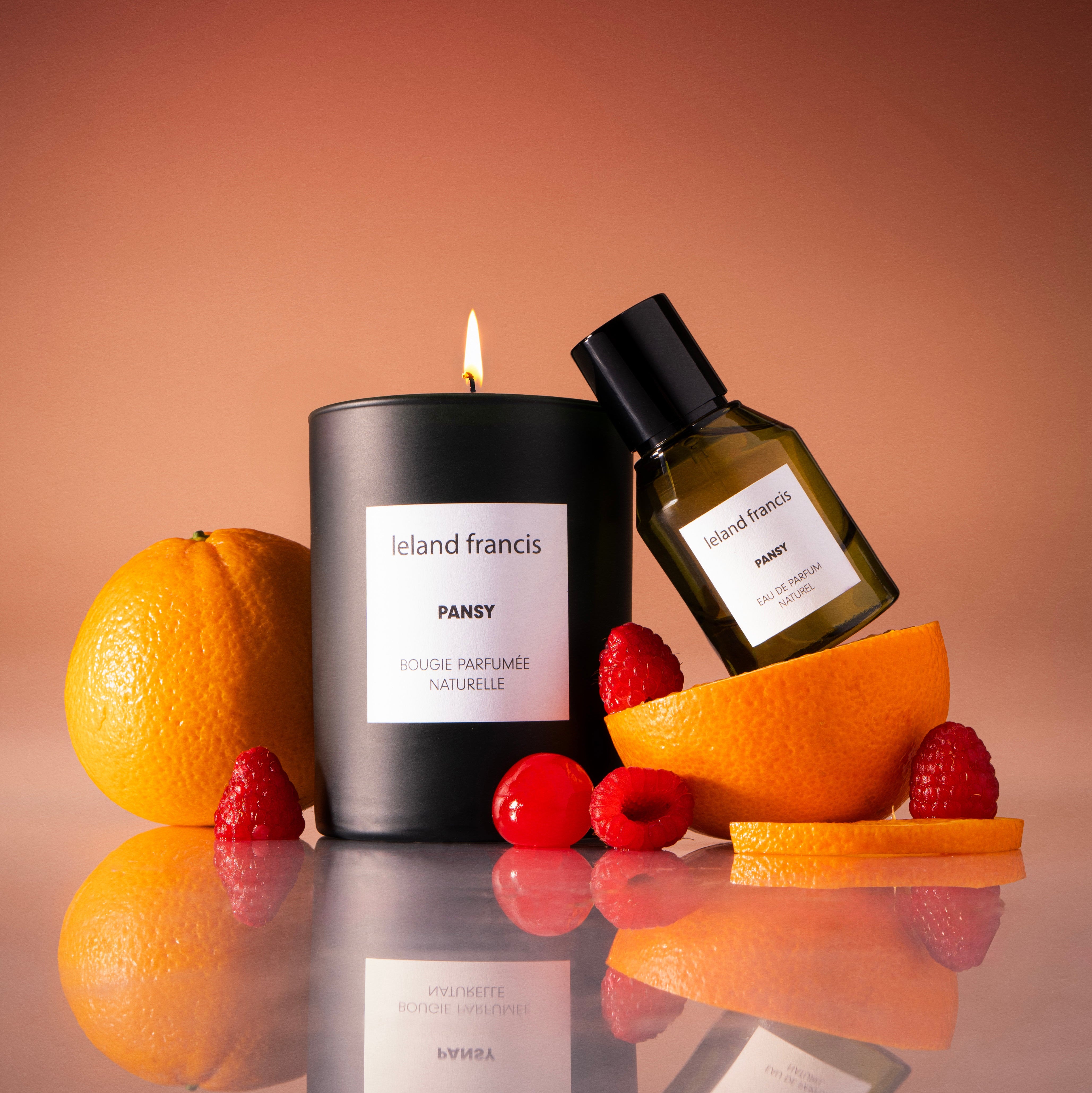 Pansy Collection - Bougie Parfumée & Eau de Parfum Set