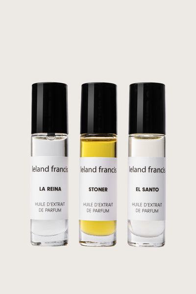 Perfume Rollerball Trio - Natural Vegan Fragrance Set | Leland Francis