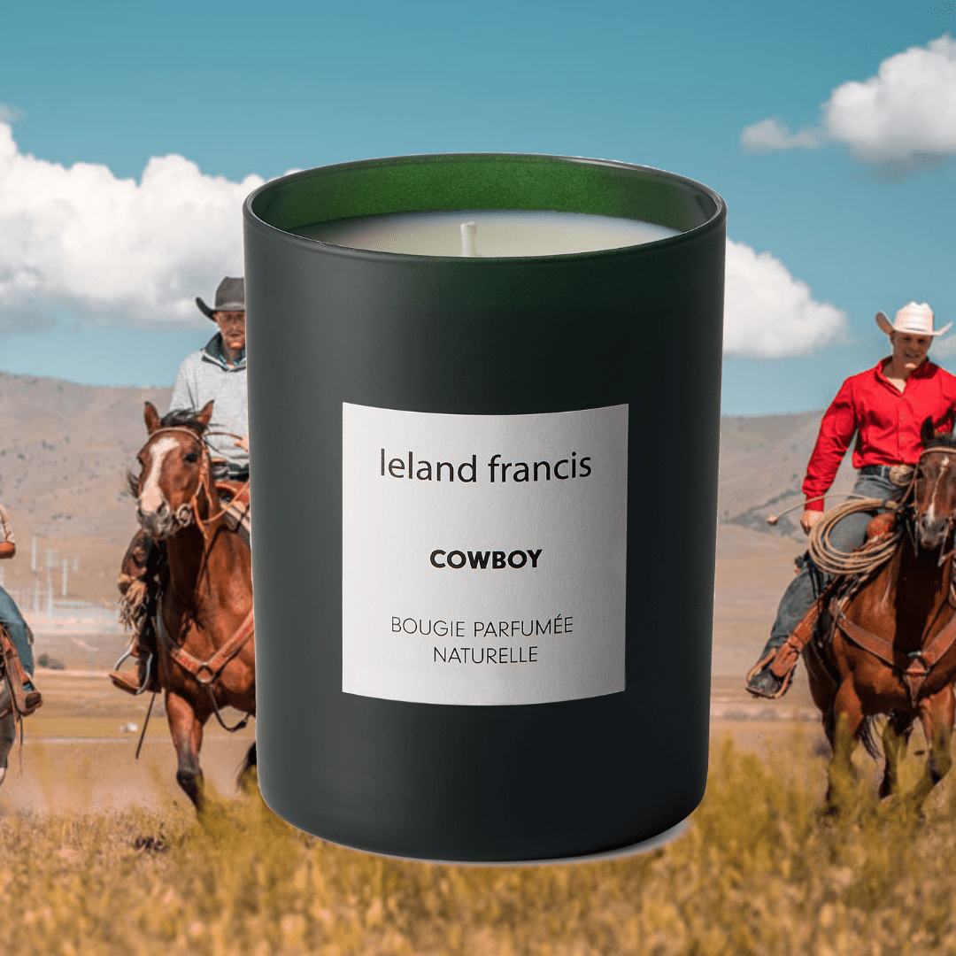 Leland Francis Candles Cowboy - Bougie Parfumée Natural